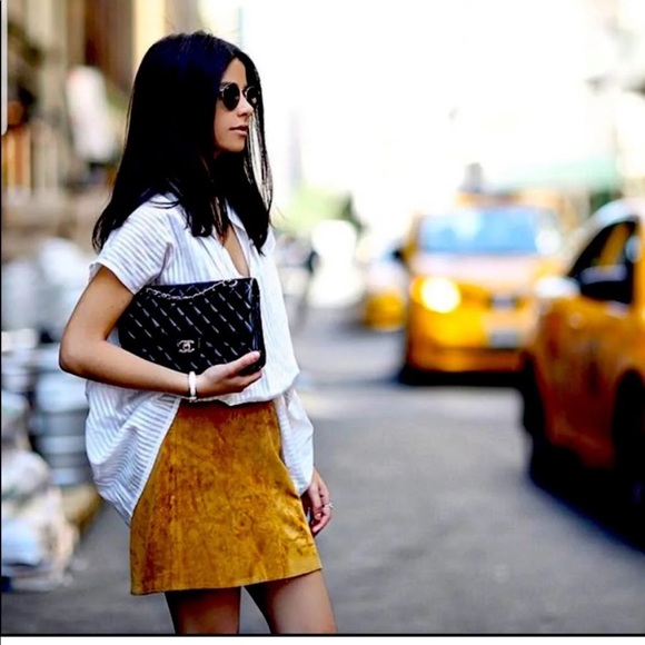 Zara Dresses & Skirts - Suede tan mini